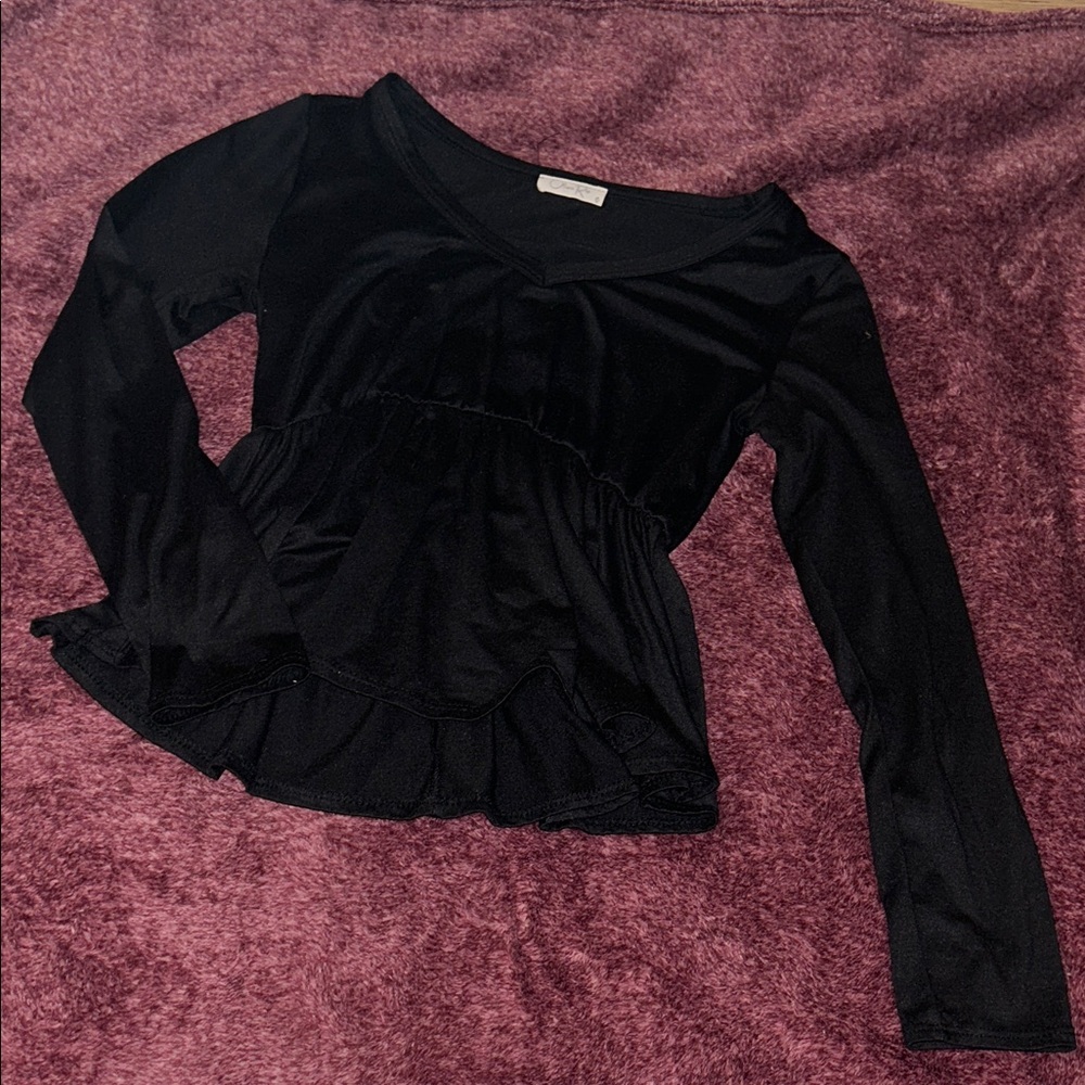 Elegant Black Women's Top